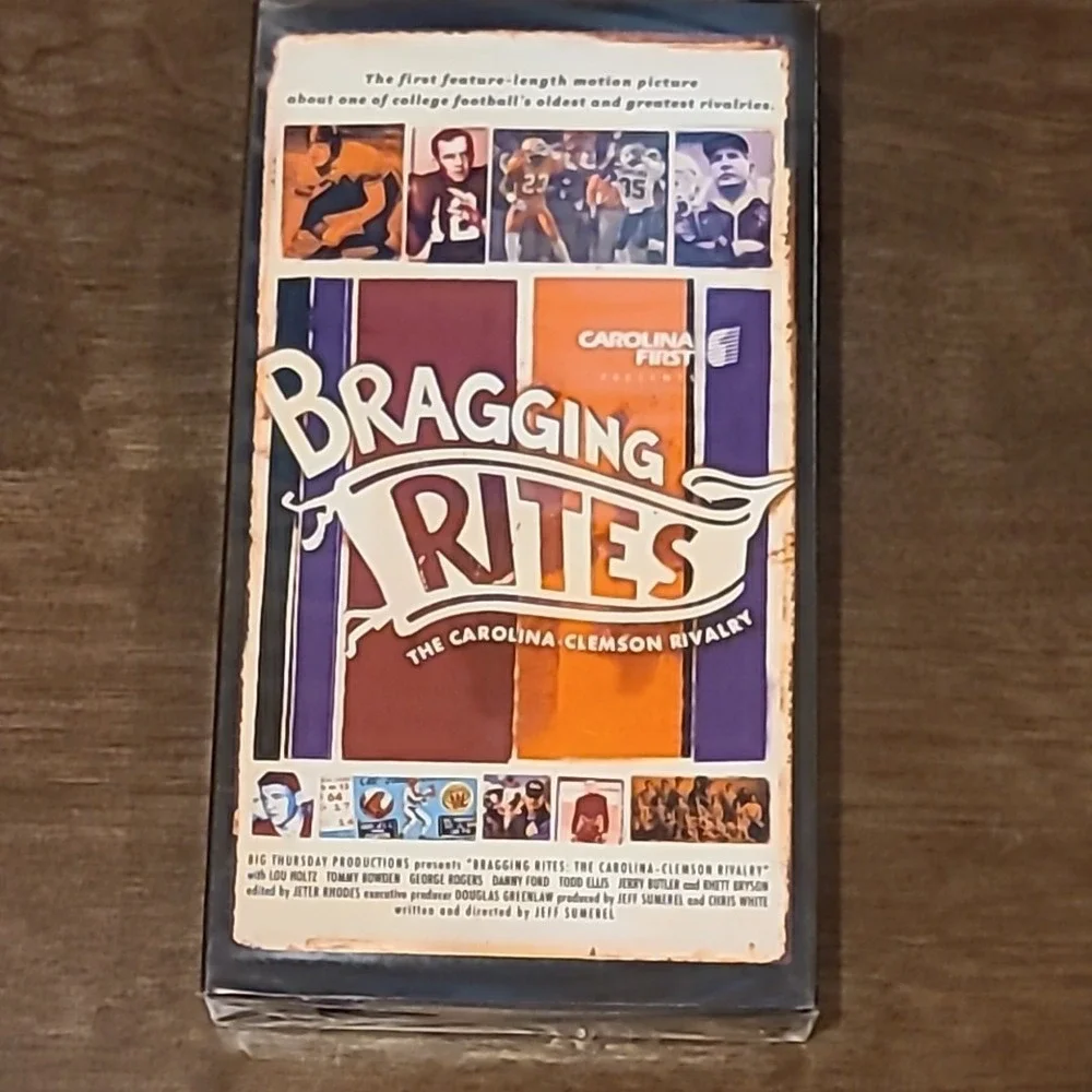 Bragging Rites USC Carolina Clemson Football Rivalry VHS NEW RARE 2003